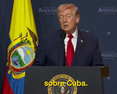 Trump: Cuba vive “sus últimos momentos”