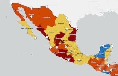 EU: 6 estados de México, igual de peligrosos que Irán