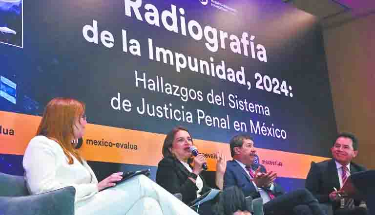 Impunidad en México, durante 2024, llegó al 89% de los delitos