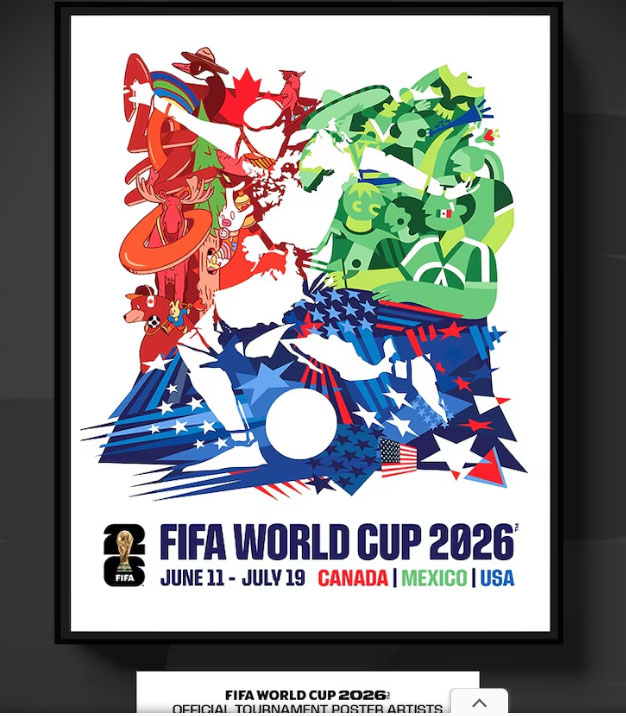 FIFA revela el póster oficial del Mundial 2026