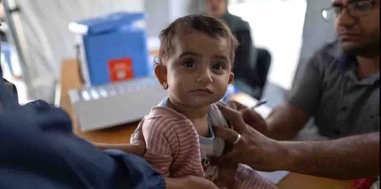 Crece 27% tasa de sarampión en menores de un año