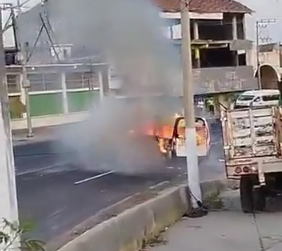 Ataque a transporte público en Guerrero