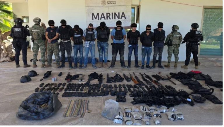 Procesan a 9 integrantes del Cártel de los Beltrán Leyva detenidos en Culiacán