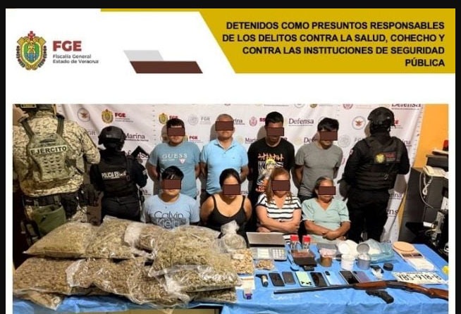 Detienen a hermano de delegada del Bienestar en Poza Rica por posesión de drogas