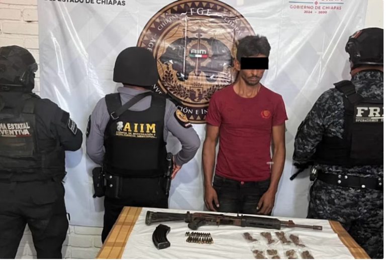 Cae integrante del Cártel de Chiapas y Guatemala