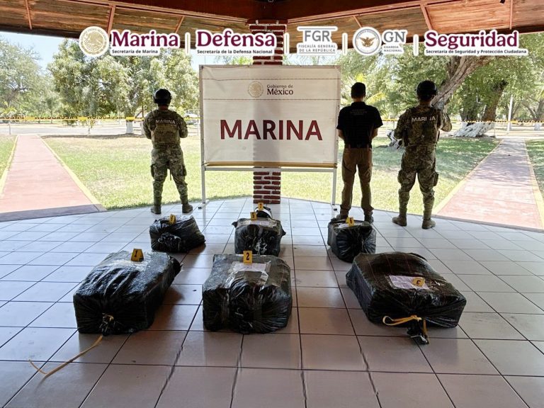 SEMAR decomisa 62 toneladas de cocaína en costas mexicanas