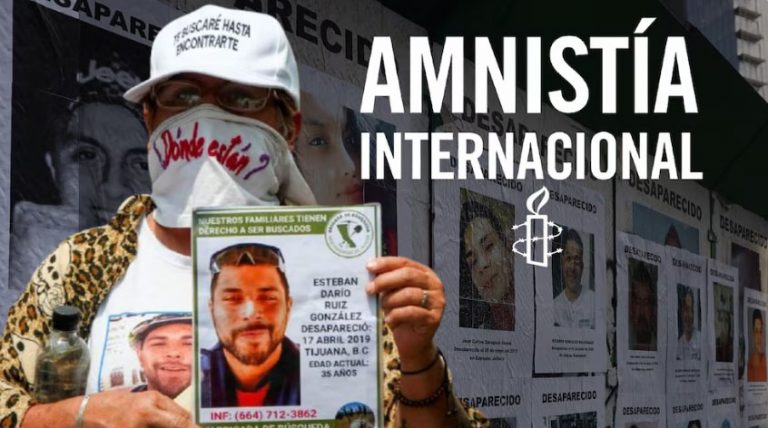 Amnistía Internacional exige declarar emergencia nacional en México por crisis de desaparecidos
