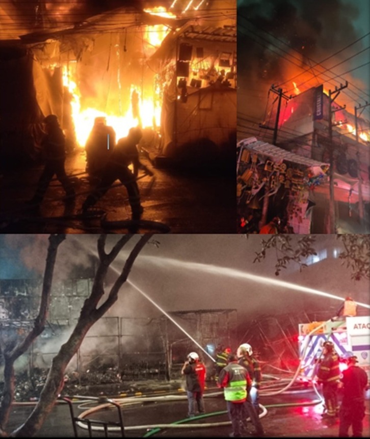 Siniestrados 100 puestos semifijos de La Merced