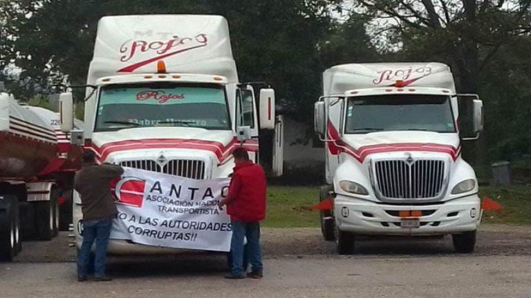 Transportistas confirman mega paro nacional hoy