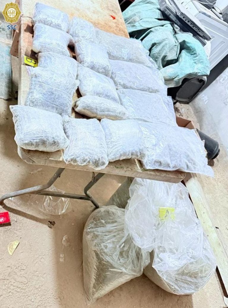 Catean centros de acopio de drogas y autopartes robada en la CDMX