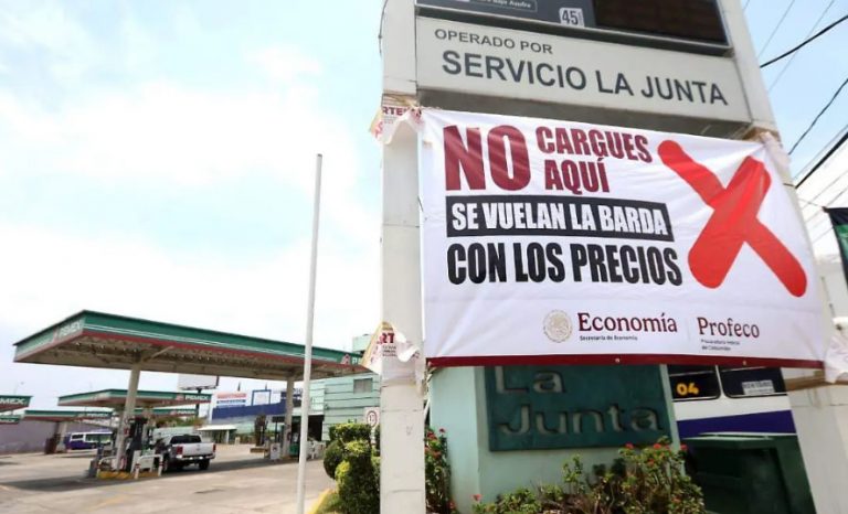 Profeco exhibe gasolinera de La Libertad por precios excesivos