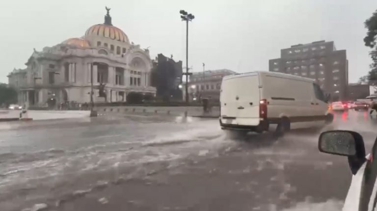 Caos por lluvias: CDMX bajo el agua