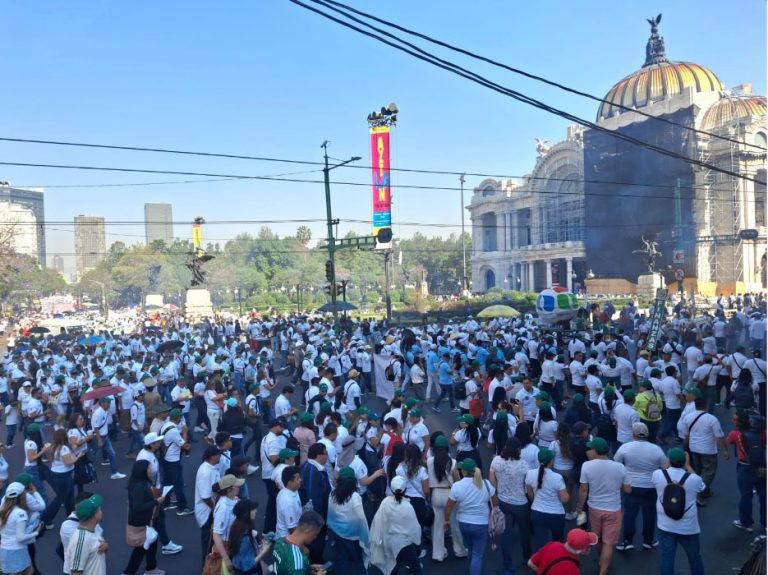 Reportan saldo blanco durante marchas por el Día del Trabajo