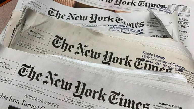 Publica New York Times pruebas, pruebas, pruebas