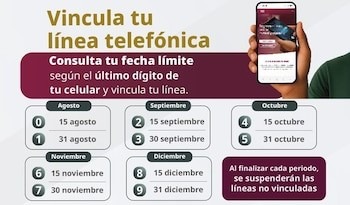 Gobierno amplía plazo para registro de líneas teléfonicas