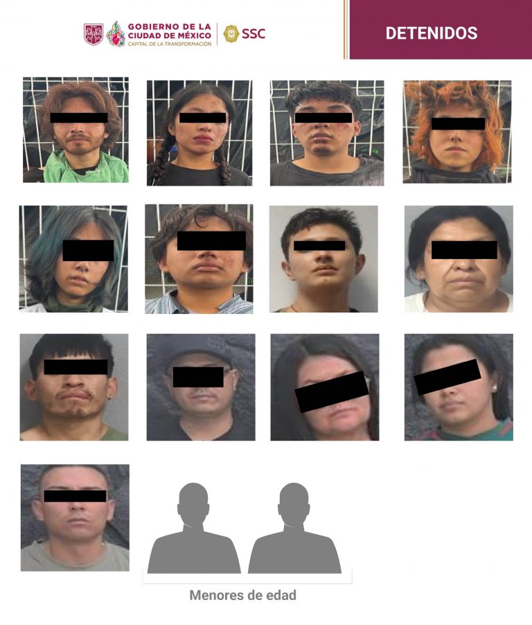 Once policías lesionados, 19 detenidos y decomiso de boletos falsos en el Azteca