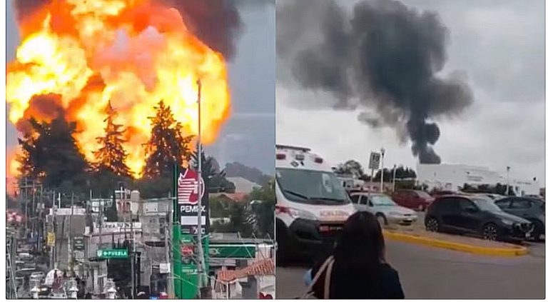 Explota pipa de gas LP y provoca evacuación de personas en Tepeaca, Puebla