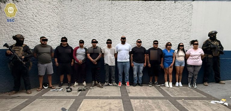 Detienen a 12 narcomenudistas que operaban en inmediaciones de escuelas
