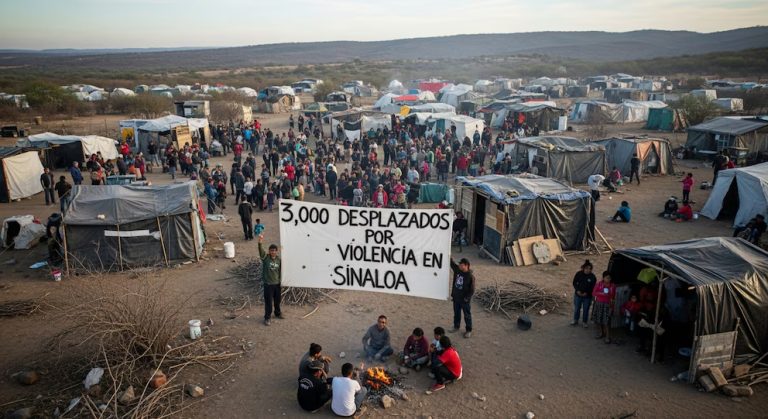 Gobierno de Sinaloa reconoce 3 mil familias desplazadas, por la violencia