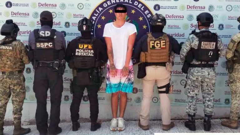Capturan al “Palma”, integrante del CJNG generador de violencia, en Acapulco