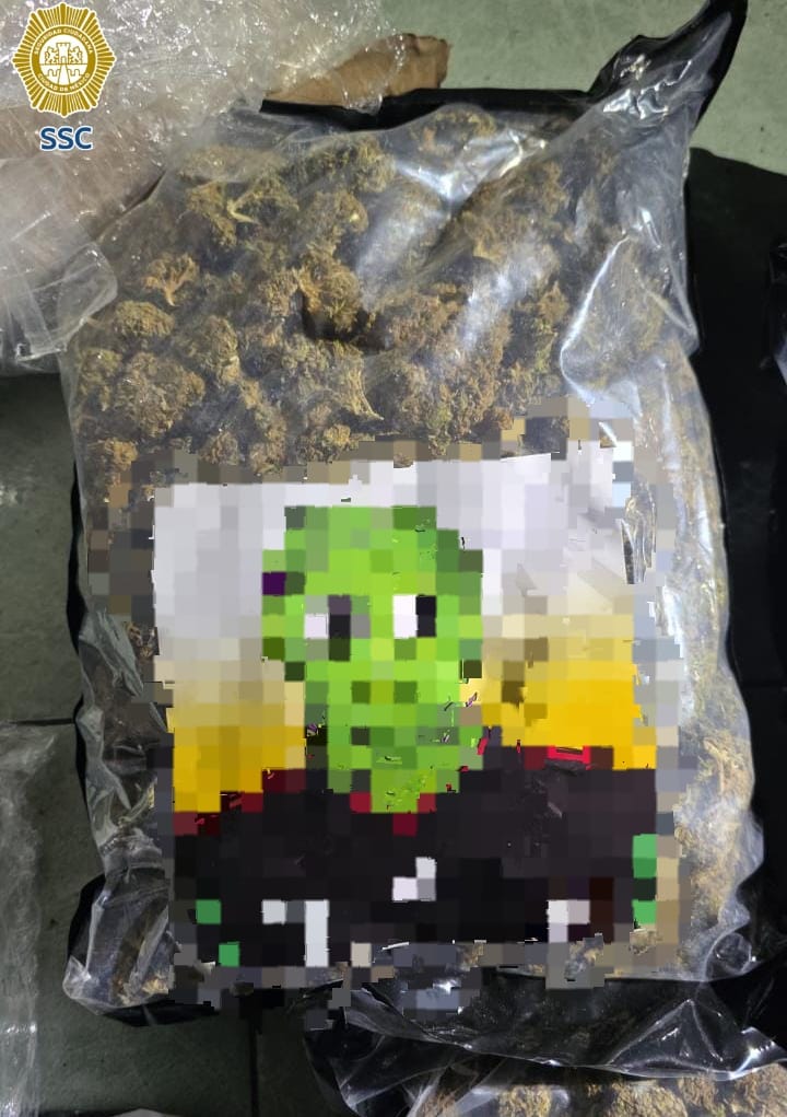 Desmantelan centro de embalaje de drogas en la CDMX