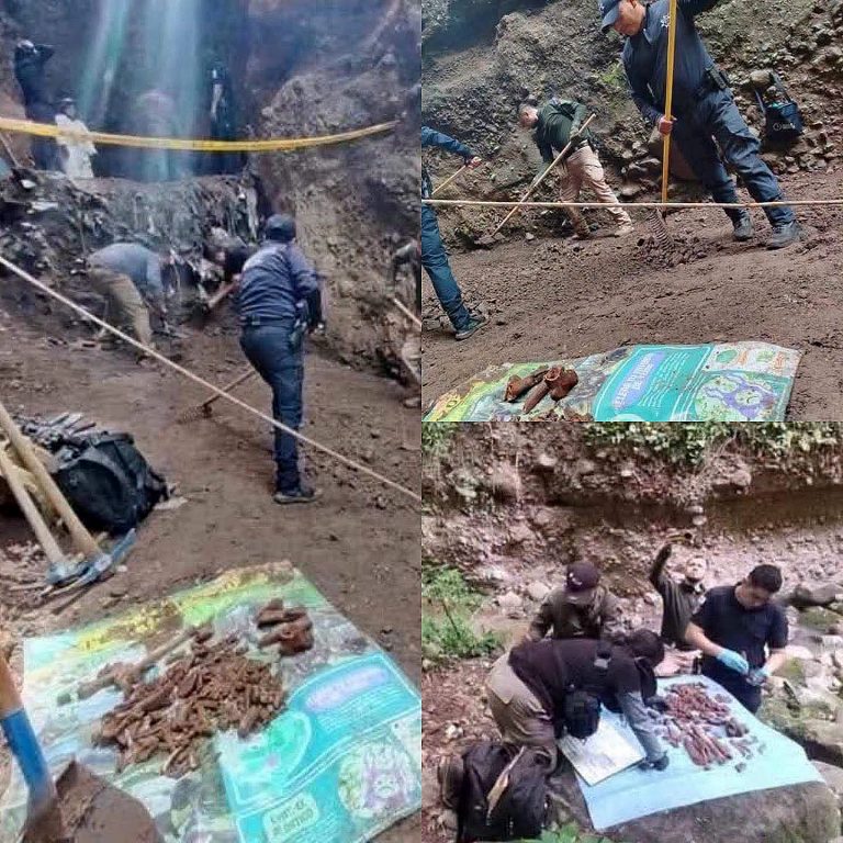 Estiman restos de hasta 375 personas en fosa clandestina, de Michoacán