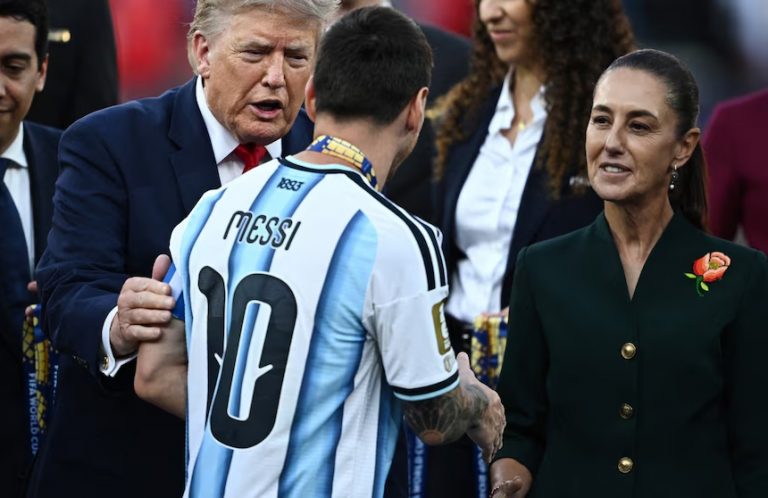 Claudia Sheinbaum relata su encuentro con Messi al entregar el Balón de Oro a Rodri