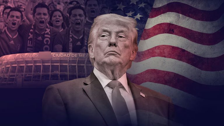 Donald Trump revela que vio la eliminación de México contra Inglaterra