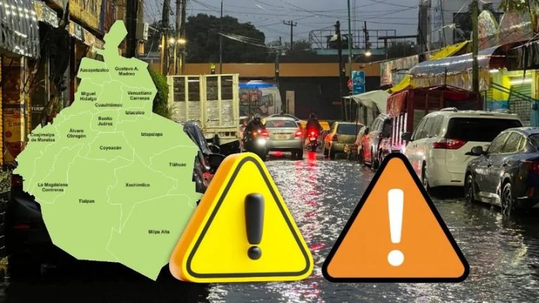 DOBLE ALERTA por lluvias en CdMx hoy domingo 9 de agosto