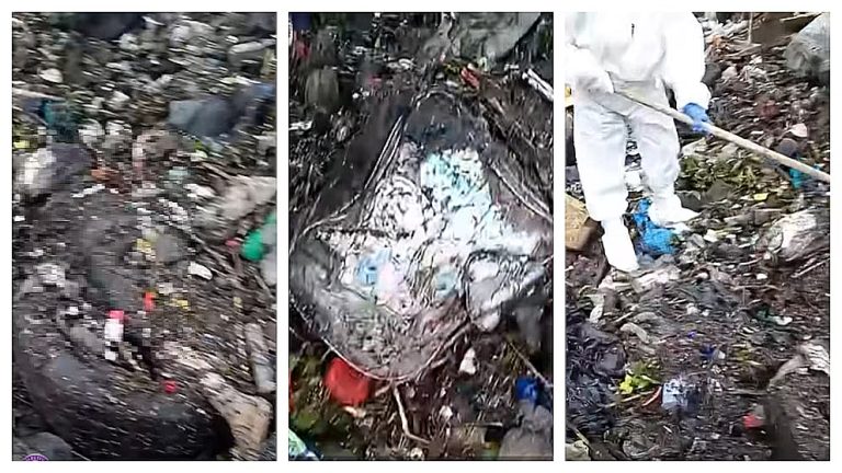 Madres buscadoras encuentran muerta a una joven con su mochila puesta en canal de Edomex