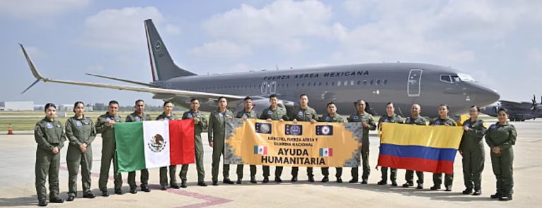 México envía toneladas de ayuda humanitaria, a Colombia