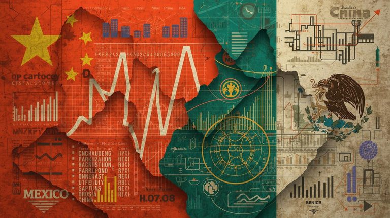 En 10 años, economía mexicana creció 6 veces menos que China e India