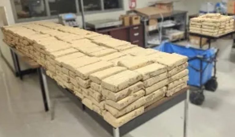 Oficina de Aduanas de EEUU incautó 3.5 toneladas de drogas; en la frontera con México, en julio