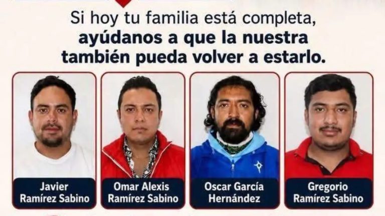 Por mexiquenses desaparecidos en Mazatlán; familiares mantienen protesta en caseta de “El Dorado”
