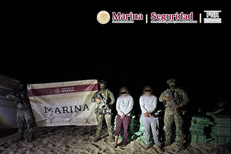 Decomisa SEMAR más de tonelada y media de cocaína