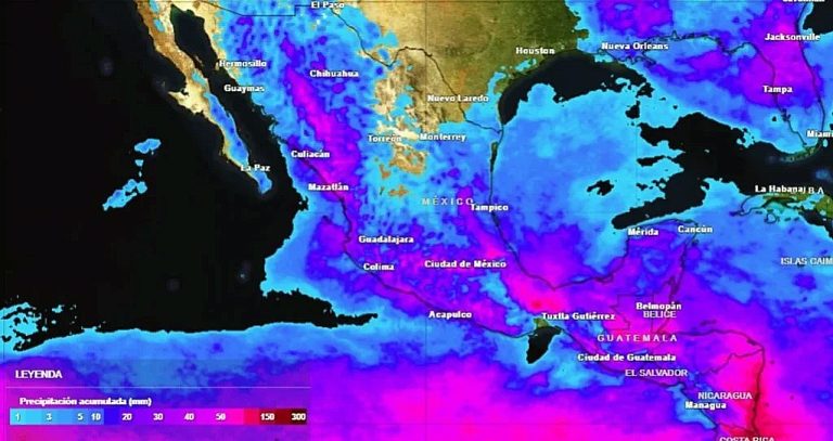 Fuertes lluvias, granizo y riesgo de inundaciones azotarán el clima, en México esta semana
