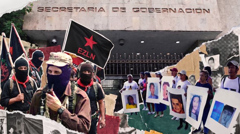 El EZLN plantea manifestarse afuera de la Segob en su visita a la CdMx con personas buscadoras: “México no es la 4T”