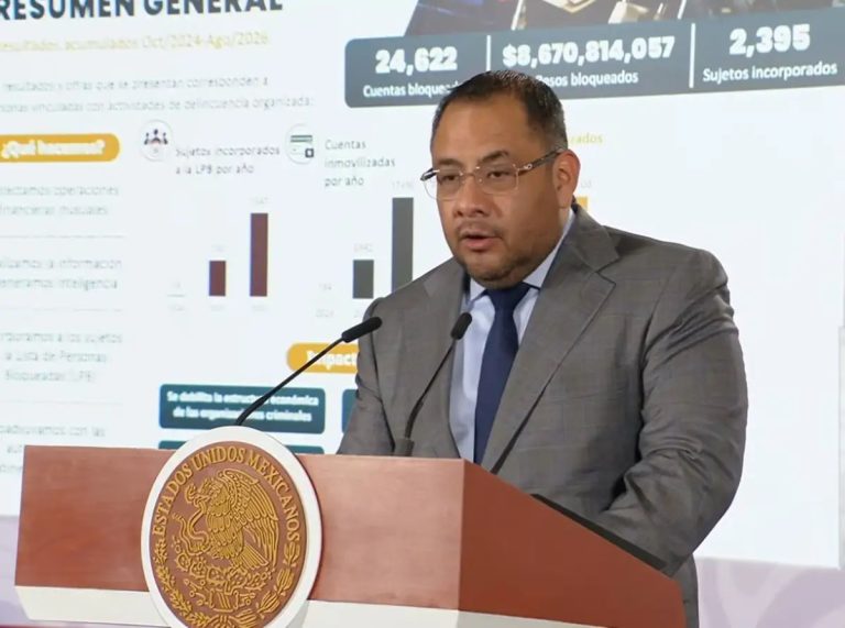 UIF congela más de 7 mil cuentas relacionadas con crimen organizado