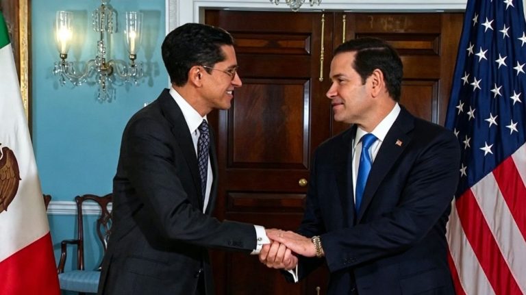 Marco Rubio recibe a Roberto Velasco en EE.UU. en medio de negociaciones
