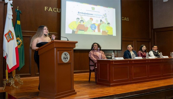 Fortalece UAEMéx su presencia internacional con nueva generación de embajadores