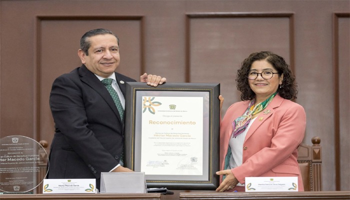 Reconoce UAEMéx a juristas que fortalecen la justicia y el Estado de Derecho