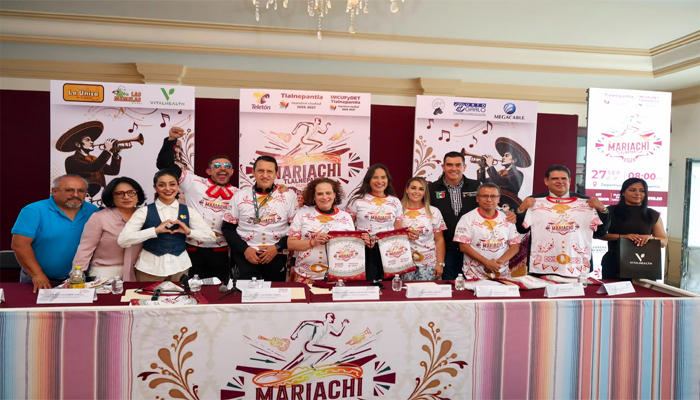 Anuncian la Segunda Edición de la Carrera del Mariachi en Tlalnepantla