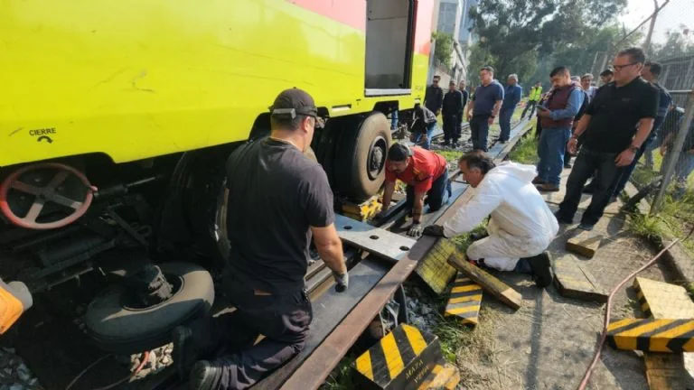 Vagón de Línea 3 del Metro descarrila a altura de Ticomán, en GAM