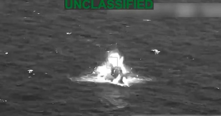 EEUU destruye sexto barco ecuatoriano de “Los Choneros”, socios del Cártel de Sinaloa