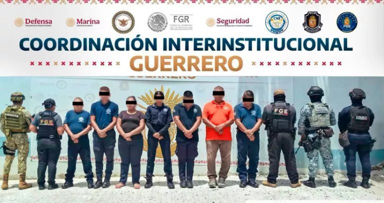 Detienen a secretario de seguridad de Coyuca de Benitez y  9 policías por desaparición forzada y homicidio