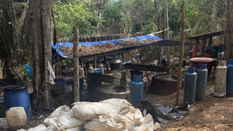 Desmantelan laboratorio de mentafetaminas en Atoyac y aseguran explosivos en Xaltianguis, Guerrero