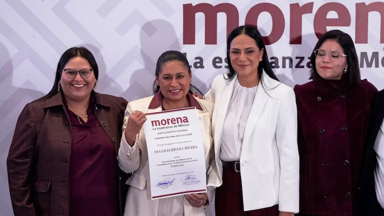 Morena nombra a Ana Lilia Rivera como coordinadores en Tlaxcala rumbo a 2027