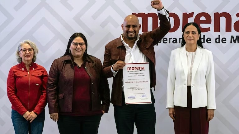 Elí César Cervantes, nombrado coordinador en el estado de San Luis Potosí