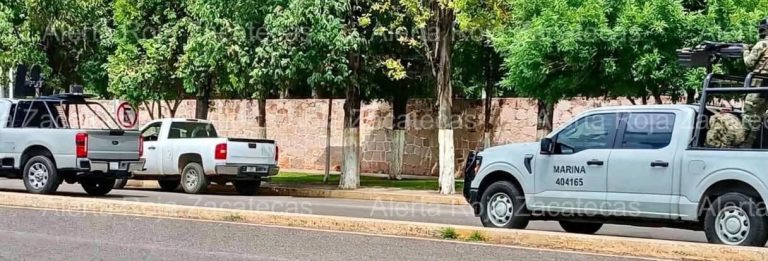 Blindaron Centro Histórico de capital zacatecana previo a visita presidencial de Sheinbaum