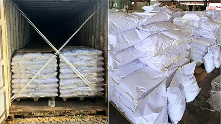 En aduana de Lázaro Cárdenas, Michoacán detectan 27 toneladas de ácido tartárico